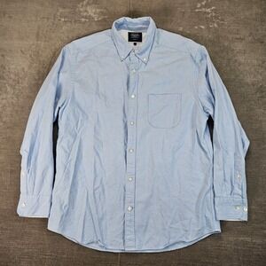 Charles Tyrwhitt‎ Mens Classic Fit Long Sleeve Blue Striped Shirt L